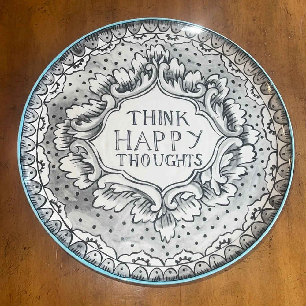 NWOT Molly Hatch Good Thoughts Cake Stand - Picture 2 of 5